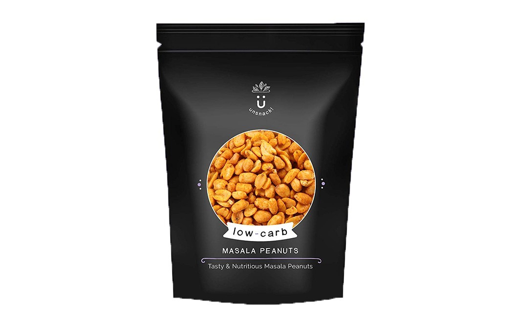 Unsnack Low-Carb Masala Peanuts    Pack  150 grams